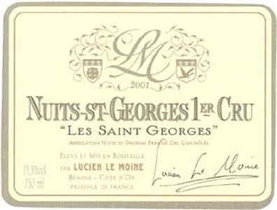 Domaine Lucien Le Moine Nuits-St-Georges 1er Cru "Les Saint-Georges" 2006