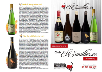 16º Lote Octubre Club de vinos El Sumiller