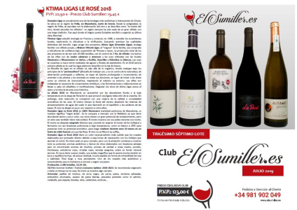 37º Lote Julio 2019 Club de vinos El Sumiller