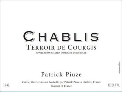 Patrick Piuze Terroir de Courgis Chablis 2017