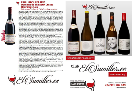 41º Lote Noviembre 2019 Club de vinos El Sumiller
