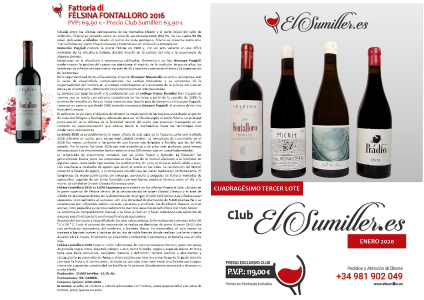 43º Lote Enero 2020 Club de vinos El Sumiller