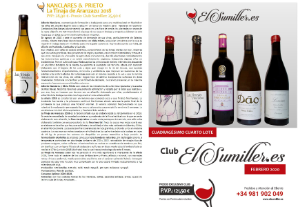 44º Lote Febrero 2020 Club de vinos El Sumiller