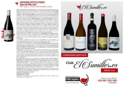 45º Lote Marzo 2020 Club de vinos El Sumiller