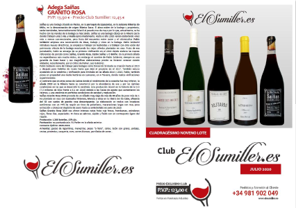 49º Lote Julio 2020 Club de vinos El Sumiller