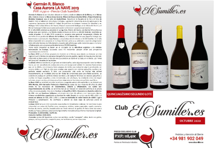 52º Lote Octubre 2020 Club de vinos El Sumiller