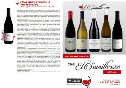 58º Lote Abril 2021 Club de vinos El Sumiller