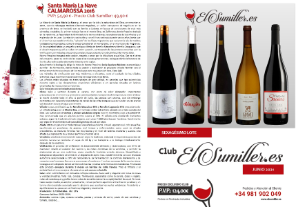 60º Lote Junio 2021 Club de vinos El Sumiller