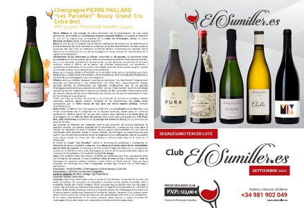63º Lote Septiembre 2021 Club de vinos El Sumiller