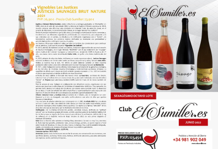 68º Lote Junio 2022 Club de vinos El Sumiller