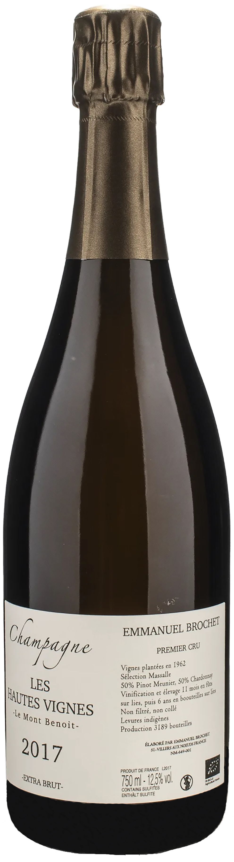 Emmanuel Brochet Les Hautes Vignes "le Mont Benoit" 2017 Extra Brut
