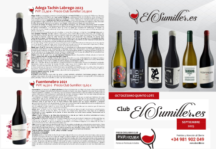 85º Lote Septiembre 2025 Club de vinos El Sumiller
