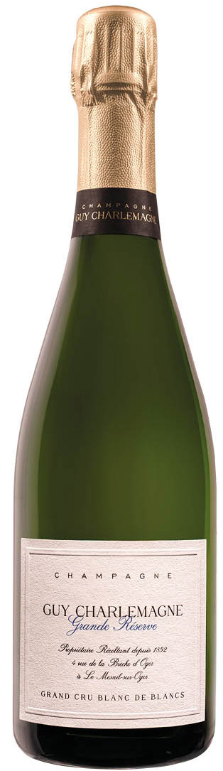 Champagne Guy Charlemagne Grande Réserve Blanc De Blancs Extra Brut